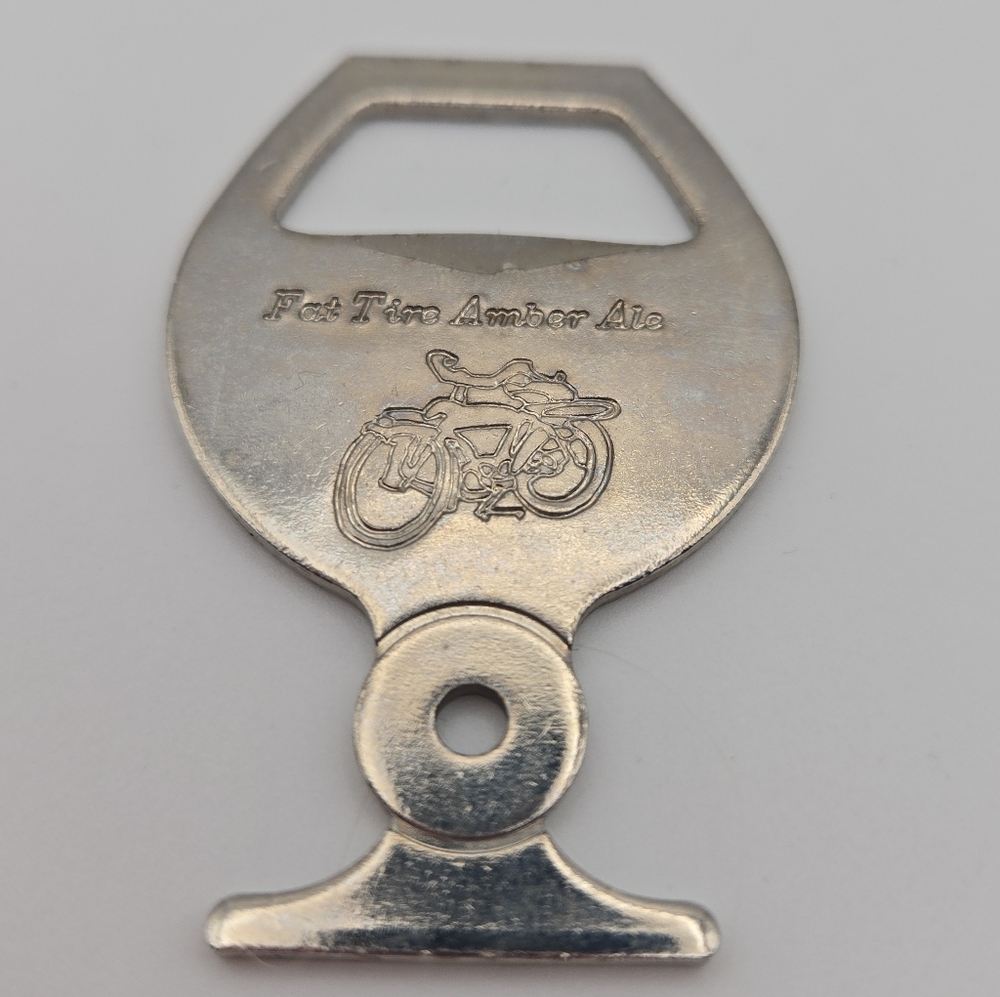 🍺 New Belgium Fat Tire Amber Ale Bottle Opener | Brewery Collectible